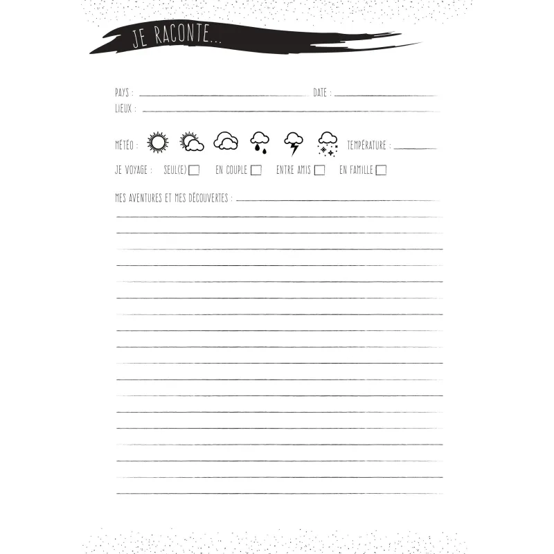 Aventura Éditions - Carnet de Voyage pour vos Aventures