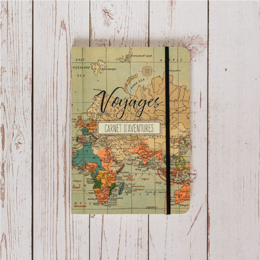 Navaris Carnet de notes - Carnet de voyage avec couverture en