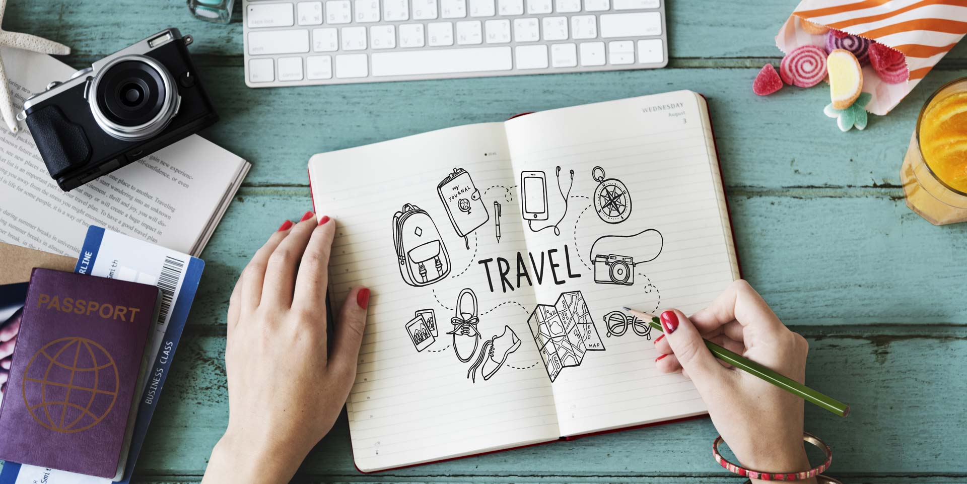 Comment créer un carnet de voyage en style scrapbooking